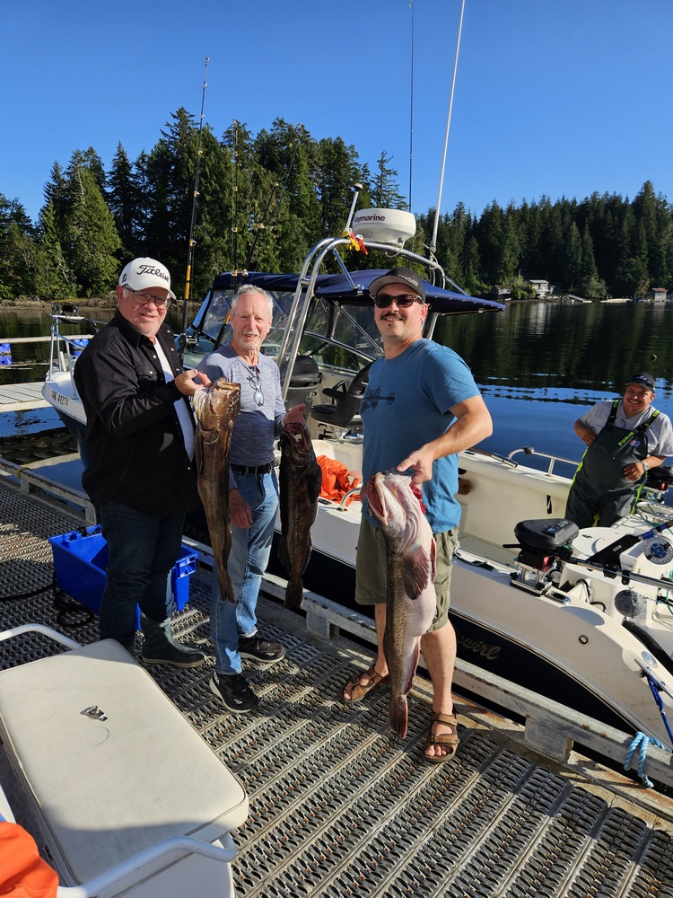 Fishing and lodge photo from Qaayuuk on Kyuquot Sound