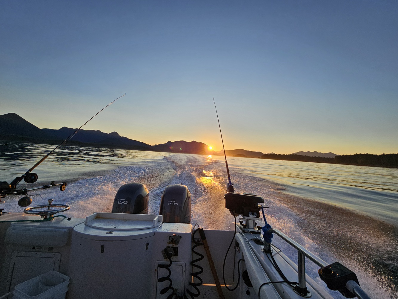 Fishing and lodge photo from Qaayuuk on Kyuquot Sound