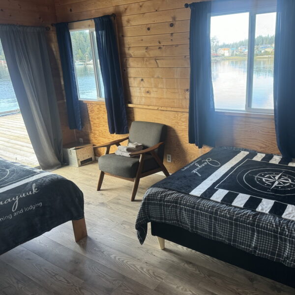 Lodge interior at Qaayuuk