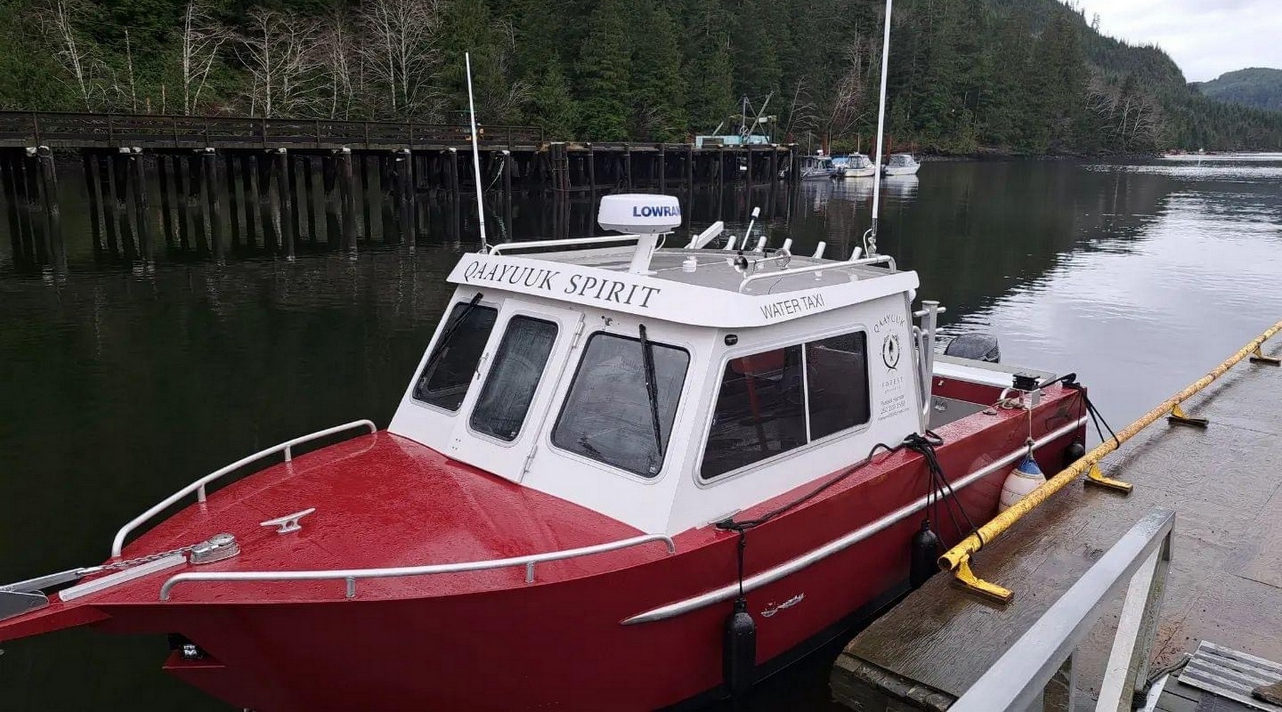 Fishing and lodge photo from Qaayuuk on Kyuquot Sound