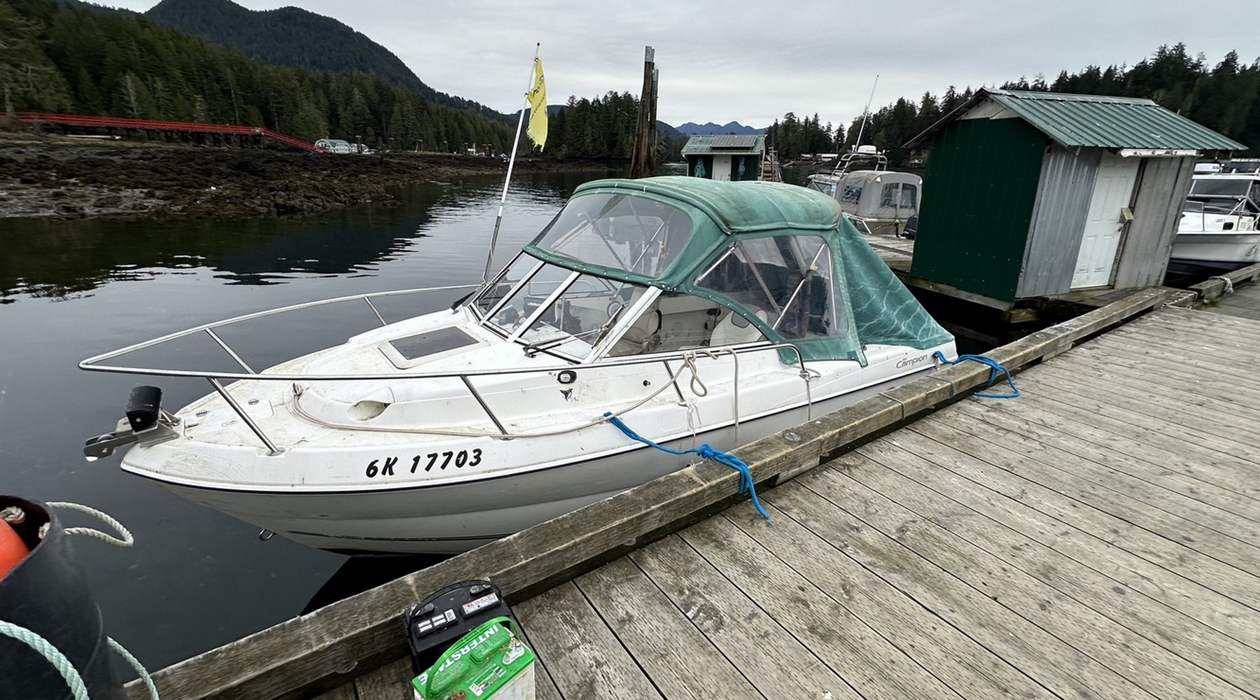 Fishing boats on Kyuquot Sound