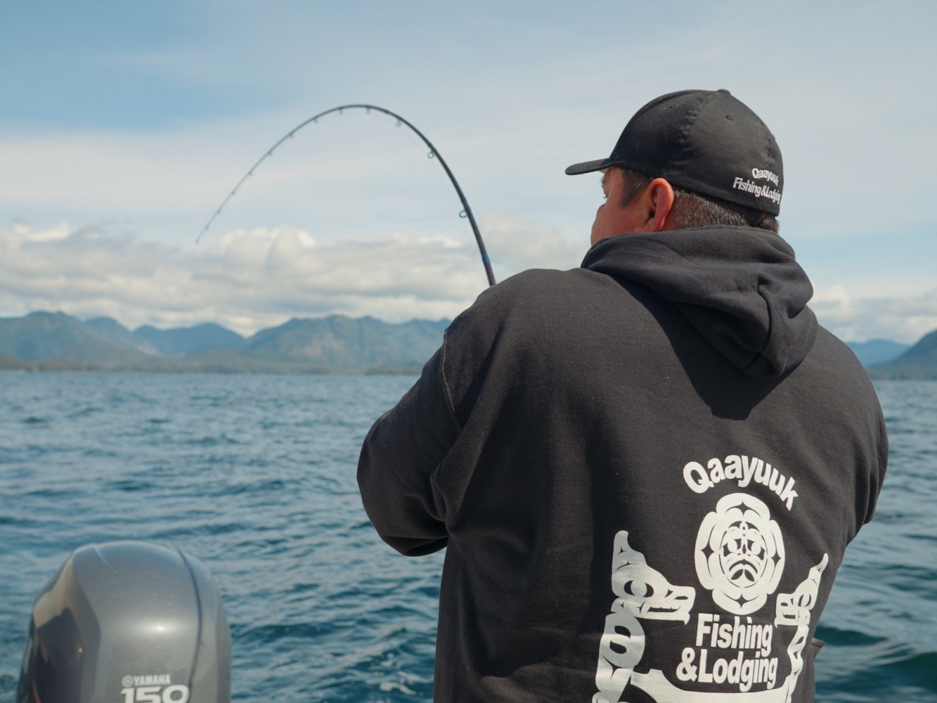 Fishing and lodge photo from Qaayuuk on Kyuquot Sound