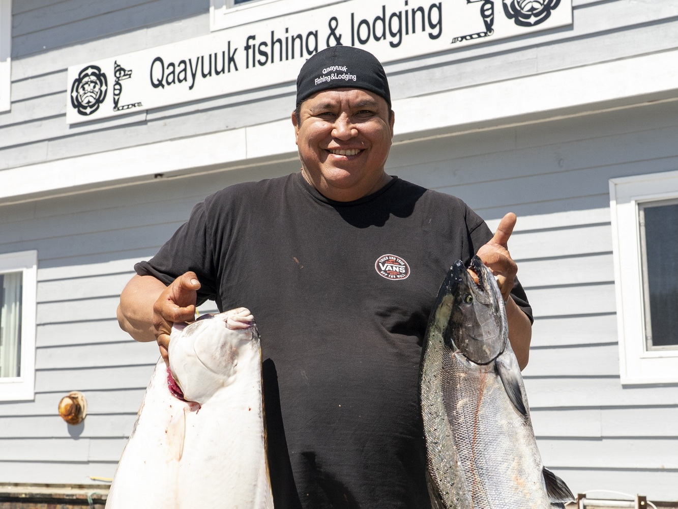 Fishing and lodge photo from Qaayuuk on Kyuquot Sound